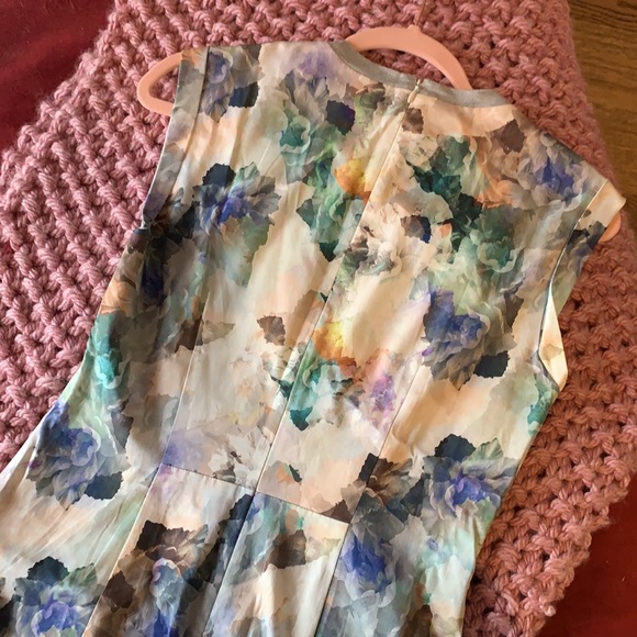 Enchanted Gardens Drop-Waist Floral-Print Dress. - Picture 3 of 3